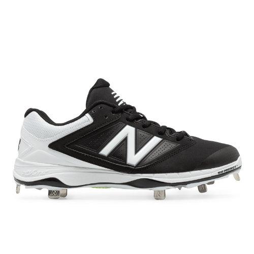 New Balance Low Cut 4040v1 Metal Cleat Women's Softball Shoes - Black/white (sm4040b1)