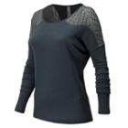 Anue 4376 Women's Dasha Long Sleeve Tee - Lunar Rock (wht4376lnr)