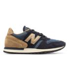 New Balance 770 Made In Uk Suede Men's Made In Uk Shoes - Navy/tan (m770snb)