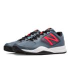 New Balance 696v2 Men's Tennis Shoes - Grey, Flame (mc696go2)