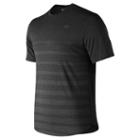New Balance 83250 Men's Q Speed Jacquard Short Sleeve - Black (mt83250bk)