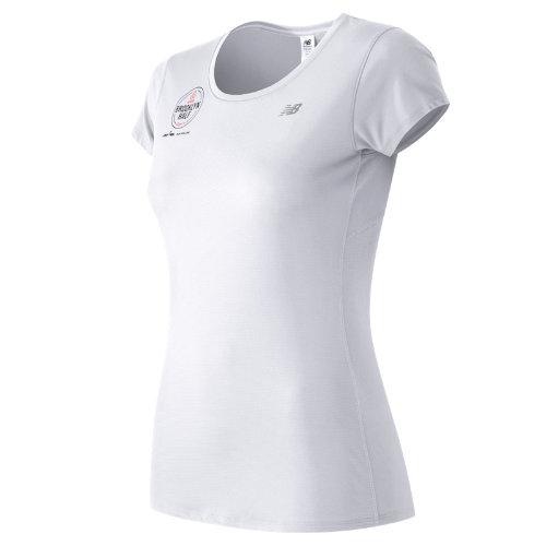 New Balance 53141 Women's Brooklyn Half Training Ss Tee - White (wt53141vwm)