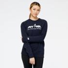 New Balance Women's Run For Life Graphic Crew Sweatshirt