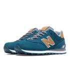 New Balance 574 Lux Men's Classics Shoes - Blue, Tan (ml574slc)