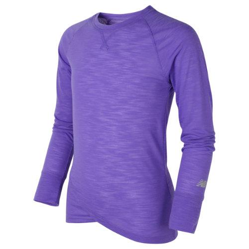 New Balance 12536 Kids' Long Sleeve Performance Tee - Purple (gt12536avi)