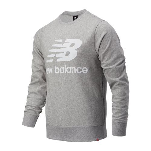New Balance Men's Nb Essentials Stacked Logo Crew