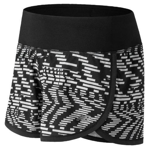 New Balance 73231 Women's Impact 3 Inch Printed Short - Navy/black (ws73231sgc)