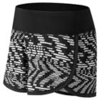 New Balance 73231 Women's Impact 3 Inch Printed Short - Navy/black (ws73231sgc)