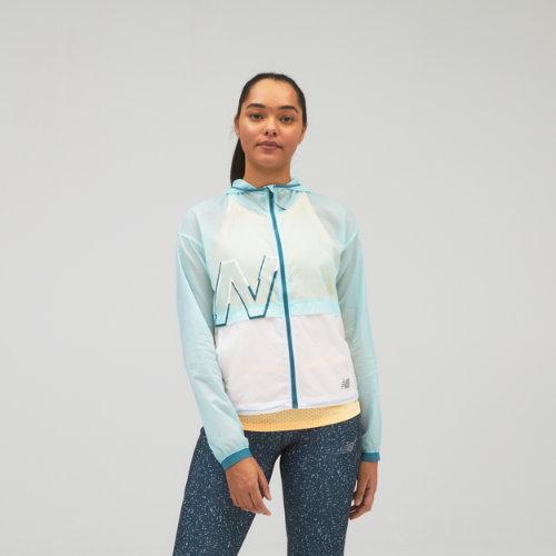 New Balance Women's Printed Impact Run Light Pack Jacket