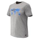 New Balance 73080 Men's Nyc Marathon Heather Tech Short Sleeve - Grey (mt73080vag)