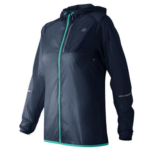 New Balance 61226 Women's Lite Packable Jacket - Navy/blue (wj61226gxy)