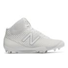 New Balance Burn X Mid-cut Men's Lacrosse Shoes - White (burnxmwt)
