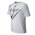 New Balance 4354 Men's Big Brand Houndstooth Tee - White (mtt4354wt)