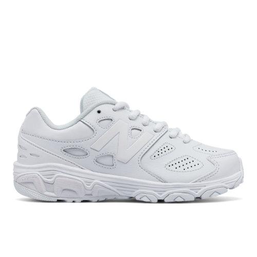 New Balance 680v3 Kids Grade School Training Shoes - White (kx680wwy)