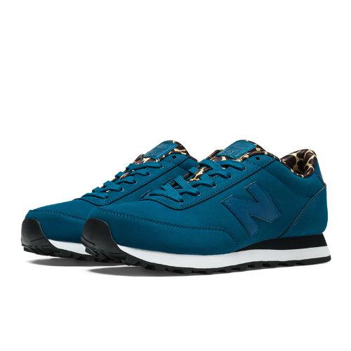 New Balance High Roller 501 Women's Lifestyle Shoes - Teal, Leopard Print (wl501no)