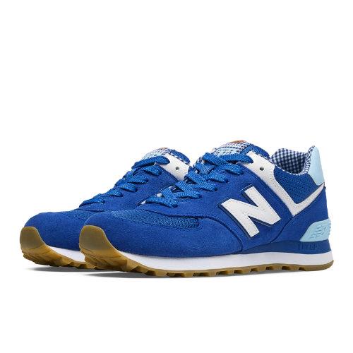 New Balance 574 Picnic Women's 574 Shoes - Blue, White, Blue Light (wl574spb)
