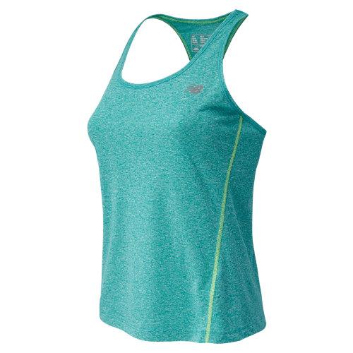 New Balance 53149 Women's Heathered Tank - Sea Glass Heather (wt53149slh)