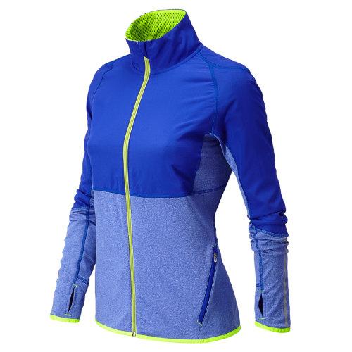 New Balance 4309 Women's Raptor Jacket - Uv Blue, Hi-lite (wrj4309uvb)