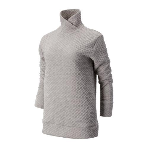 New Balance 93118 Women's Nb Heat Loft Pullover - Grey (wt93118ag)