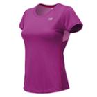 New Balance 53141 Women's Accelerate Short Sleeve - Imperial Purple, Deep Orchid (wt53141ido)