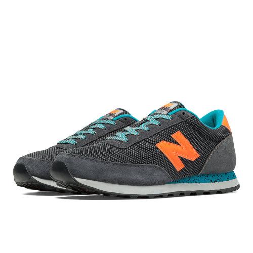 New Balance 501 90s Outdoor Men's Running Classics Shoes - Dark Grey, Orange, Grey (ml501wbl)
