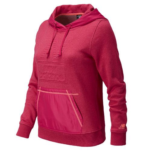 New Balance 5126 Women's Nb Pullover Hoodie - Popsicle Pink, Fiji (awlt5126psk)