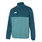 New Balance 630143 Men's Tech Training Half Zip Windblocker - Blue (mt630143tno)