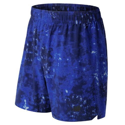 New Balance 73052 Men's Shift Graphic Short - Blue/green (ms73052trz)