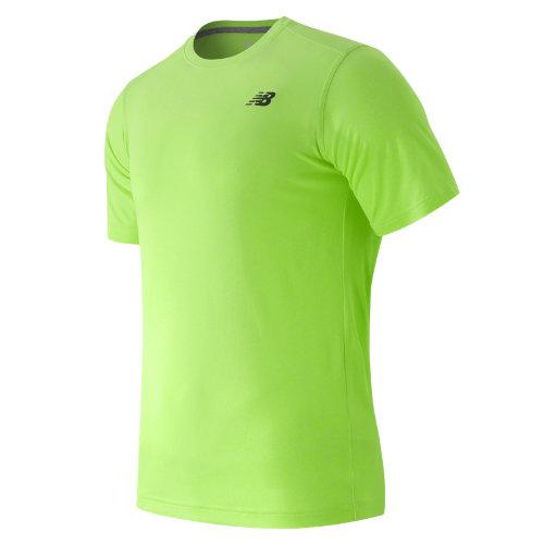 New Balance 53081 Men's Short Sleeve Heather Tech Tee - Green (mt53081txh)