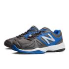 New Balance 696 Men's Tennis Shoes - Charcoal, Blue, White (mc696bb)