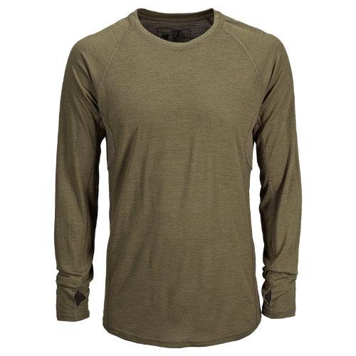 New Balance 810 Men's Merino Wool Base Layer Long Sleeve Tee - Coyote (mil810coy)