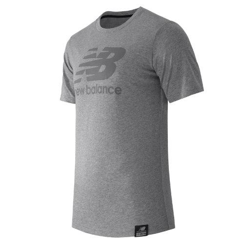New Balance 53511 Men's Short Sleeve Logo Tee - Grey (mt53511ag)