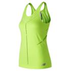 New Balance 91128 Women's Stretch Mesh Tank - Green (wt91128bio)