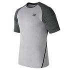 New Balance 61021 Men's Trinamic Short Sleeve Top - Grey (mt61021ag)