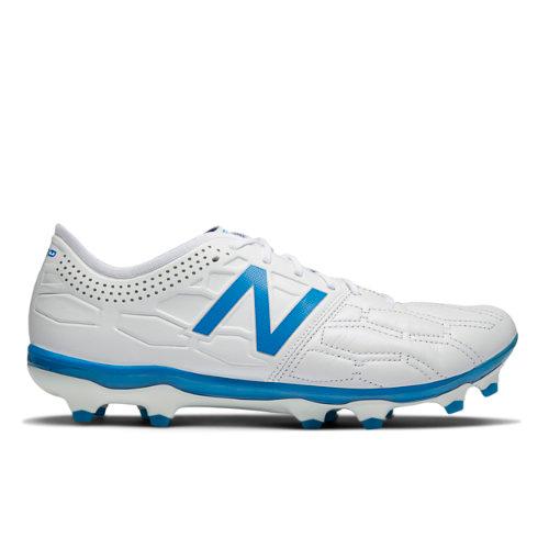 New Balance Visaro 2.0 K-leather Fg Men's Soccer Shoes - White/blue/red (msvrkfwl)