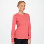 New Balance 3320 Women's Heathered Long Sleeve - Ruby (wrt3320rub)