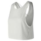 New Balance 83145 Women's Transform Two Way Crop Tank - White (wt83145wt)