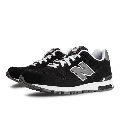 565 New Balance Suede Men's Running Classics Shoes - Black, Grey, White (ml565bc)