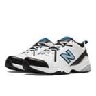 New Balance 608v4 Men's Everyday Trainers Shoes - White/blue (mx608v4r)
