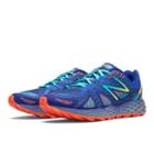 New Balance Fresh Foam 980 Trail Women's Trail Running Shoes - Blue, Green Flash, Orange (wt980bg)