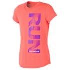 New Balance 12533 Kids' Short Sleeve Graphic Tee - Orange (gt12533sun)