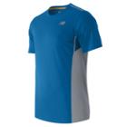 New Balance 53061 Men's Accelerate Short Sleeve - Sonar/silver Mink (mt53061snm)