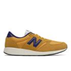 New Balance 420 Re-engineered Suede Men's Sport Style Shoes - Yellow/blue (mrl420se)