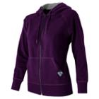 New Balance 53506 Women's Full Zip Fleece Hoodie - Asteroid (wj53506asd)