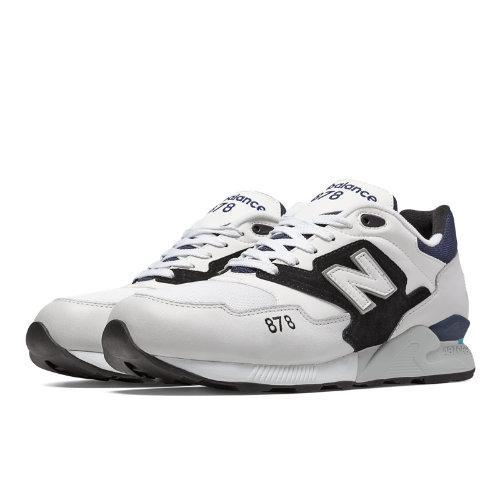 New Balance 878 90s Running Men's Elite Edition Shoes - White, Black (ml878aaa)