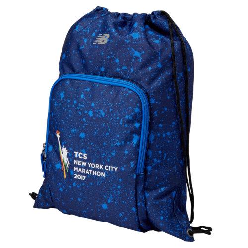 New Balance Men's & Women's Nyc Marathon Performance Cinch Sack - Blue (500254blu)