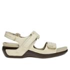 Aravon Katy Women's Sandals - Winter White/brown (wsk03ww)