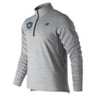 New Balance 91121 Men's United Airlines Half Anticipate 2.0 Quarter Zip - (mt91121c)