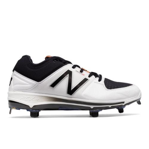 New Balance Low-cut 3000v3 Hero Metal Cleat Men's Low-cut Cleats Shoes - White/black (l3000hc3)