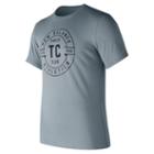 New Balance 73517 Men's Track Club Emblem Tee - Grey (mt73517cyc)